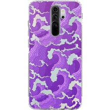 Manitoba Xiaomi Redmi Note 8 Pro Uyumlu Baskılı Yumuşak Silikon Şeffaf Telefon Kılıfı