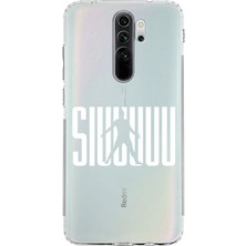 Manitoba Xiaomi Redmi Note 8 Pro Uyumlu Baskılı Yumuşak Silikon Şeffaf Telefon Kılıfı
