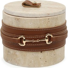 Vitale Deri Kemerli Taş Kutu AK.JT0114