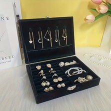 Mobil Shop Tek Katmanlı Minimalist Takı Saklama Kutusu Siyah