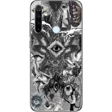 Manitoba Xiaomi Redmi Note 8 Uyumlu Baskılı Yumuşak Silikon Şeffaf Telefon Kılıfı