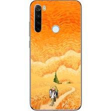 Manitoba Xiaomi Redmi Note 8 Uyumlu Baskılı Yumuşak Silikon Şeffaf Telefon Kılıfı