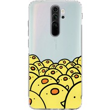 Manitoba Xiaomi Redmi Note 8 Pro Uyumlu Baskılı Yumuşak Silikon Şeffaf Telefon Kılıfı