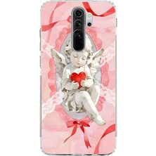 Manitoba Xiaomi Redmi Note 8 Pro Uyumlu Baskılı Yumuşak Silikon Şeffaf Telefon Kılıfı