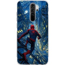 Manitoba Xiaomi Redmi Note 8 Pro Uyumlu Baskılı Yumuşak Silikon Şeffaf Telefon Kılıfı
