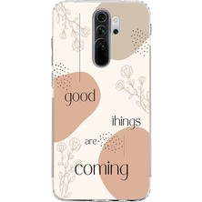 Manitoba Xiaomi Redmi Note 8 Pro Uyumlu Baskılı Yumuşak Silikon Şeffaf Telefon Kılıfı