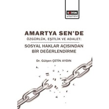 Binbir Göz Kitap Amartya Sen'de Özgürlük, Eşitlik ve Adalet