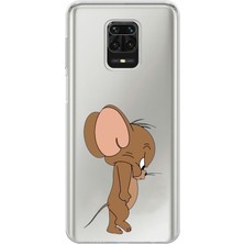 Manitoba Xiaomi Redmi Note 9 Pro Uyumlu Baskılı Yumuşak Silikon Şeffaf Telefon Kılıfı