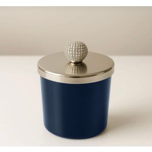 Vena Yuvarlak Kapaklı Lacivert Bardaklı Mora Mora Kokulu Mum