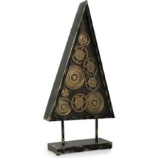 Vitale Metal Üçgen Çarklı Küçük Dekor 29*8*59 cm AK.KO0003