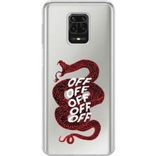 Manitoba Xiaomi Redmi Note 9 Pro Uyumlu Baskılı Yumuşak Silikon Şeffaf Telefon Kılıfı