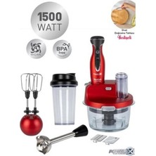 Tefal Dilimleyici ve Rende 4 Bıçaklı Powelix 1500W Güç 1,5 Litre Cam Hazneli Blender & Mutfak Robotu- Onerous Hediyeli