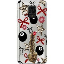 Manitoba Xiaomi Redmi Note 9 Pro Uyumlu Baskılı Yumuşak Silikon Şeffaf Telefon Kılıfı