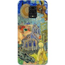 Manitoba Xiaomi Redmi Note 9 Pro Uyumlu Baskılı Yumuşak Silikon Şeffaf Telefon Kılıfı