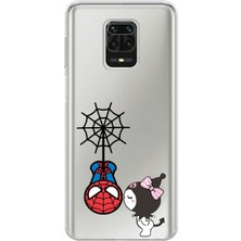 Manitoba Xiaomi Redmi Note 9 Pro Uyumlu Baskılı Yumuşak Silikon Şeffaf Telefon Kılıfı