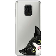 Manitoba Xiaomi Redmi Note 9 Pro Uyumlu Baskılı Yumuşak Silikon Şeffaf Telefon Kılıfı