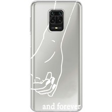 Manitoba Xiaomi Redmi Note 9 Pro Uyumlu Baskılı Yumuşak Silikon Şeffaf Telefon Kılıfı