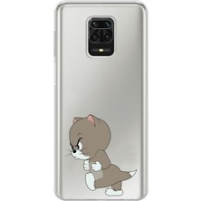 Manitoba Xiaomi Redmi Note 9 Pro Uyumlu Baskılı Yumuşak Silikon Şeffaf Telefon Kılıfı