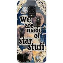 Manitoba Xiaomi Redmi Note 9 Pro Uyumlu Baskılı Yumuşak Silikon Şeffaf Telefon Kılıfı