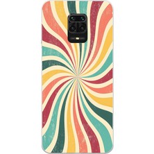 Manitoba Xiaomi Redmi Note 9 Pro Uyumlu Baskılı Yumuşak Silikon Şeffaf Telefon Kılıfı