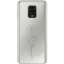 Manitoba Xiaomi Redmi Note 9 Pro Uyumlu Baskılı Yumuşak Silikon Şeffaf Telefon Kılıfı