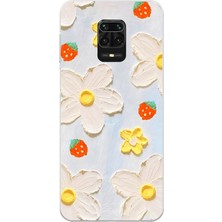Manitoba Xiaomi Redmi Note 9 Pro Uyumlu Baskılı Yumuşak Silikon Şeffaf Telefon Kılıfı