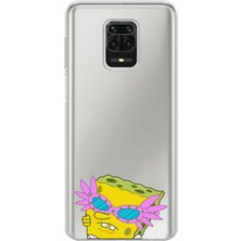 Manitoba Xiaomi Redmi Note 9 Pro Uyumlu Baskılı Yumuşak Silikon Şeffaf Telefon Kılıfı