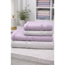 Özdilek Dory Best Set (Hamam Takımı) Lila-Gri