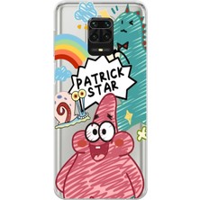 Manitoba Xiaomi Redmi Note 9 Pro Uyumlu Baskılı Yumuşak Silikon Şeffaf Telefon Kılıfı