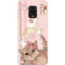 Manitoba Xiaomi Redmi Note 9 Pro Uyumlu Baskılı Yumuşak Silikon Şeffaf Telefon Kılıfı