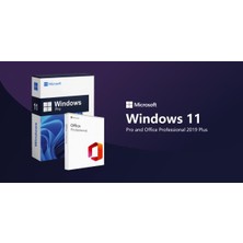 Microsoft Windows 11 Pro Abd  Office Professional 2019 Plus