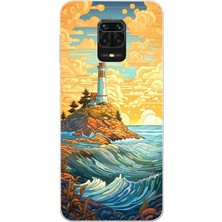 Manitoba Xiaomi Redmi Note 9 Pro Uyumlu Baskılı Yumuşak Silikon Şeffaf Telefon Kılıfı