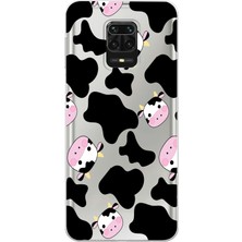 Manitoba Xiaomi Redmi Note 9 Pro Uyumlu Baskılı Yumuşak Silikon Şeffaf Telefon Kılıfı