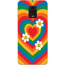 Manitoba Xiaomi Redmi Note 9 Pro Uyumlu Baskılı Yumuşak Silikon Şeffaf Telefon Kılıfı