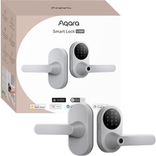 Aqara Smart Lock U300, Saplı Parmak Izi Anahtarsız Giriş Kapı Kilidi, Apple Home Keys ile Matter Over Thread, Dokunmatik Ekran Tuş Takımı, Akıllı Kol Kilidi ...
