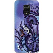 Manitoba Xiaomi Redmi Note 9 Pro Uyumlu Baskılı Yumuşak Silikon Şeffaf Telefon Kılıfı