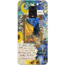 Manitoba Xiaomi Redmi Note 9 Pro Uyumlu Baskılı Yumuşak Silikon Şeffaf Telefon Kılıfı