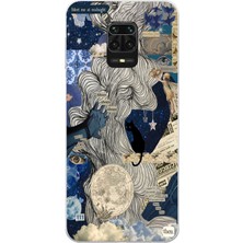 Manitoba Xiaomi Redmi Note 9 Pro Uyumlu Baskılı Yumuşak Silikon Şeffaf Telefon Kılıfı