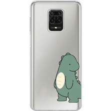 Manitoba Xiaomi Redmi Note 9 Pro Uyumlu Baskılı Yumuşak Silikon Şeffaf Telefon Kılıfı