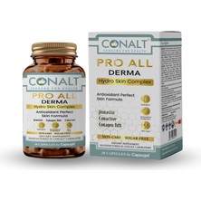 Conalt Pro All Derma – Kolajen, Elastin ve Hyaluronik Asit Içeren Premium Cilt Takviyesi (30 Kapsül)