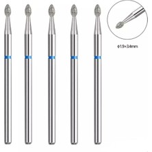 Ellea Nail 5li Damla Mavi Elmas Freze Uç