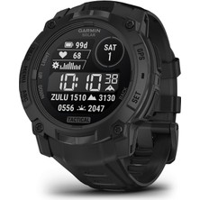 Garmin Instinct® 3 Taktik Sürümü, 45 Mm, Güneş Enerjili Ekran, Dayanıklı Dış Mekan Gps Akıllı Saati