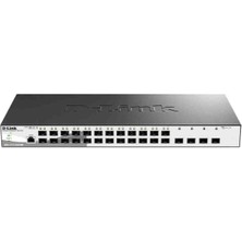 D-Link DGS-1210-28XS/ME L2 Managed Switch With 24 100/1000BASE-X Sfp Ports And 4 10GBASE-X Sfp+ Port
