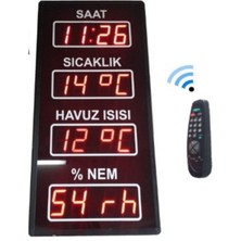 SANEC Havuz Saat-Derece-Nem (Kasa Ölçüsü: 40X75 Cm)