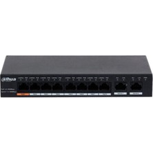 Dahua PFS3010-8GT-96, 8 Port, Gigabit, Poe 96W, 2 Port Gigabit Uplink, Yönetilemez, Masaüstü Switch