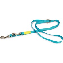 Lvsqvr Beeztees Köpek Gezdirme Kayışı, Turkuaz, 200CM, 20MM