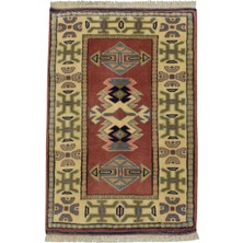 Kilim Antik El Dokuma Niğde Kars Yörük Yün Halı 0766 - Yeni - Çok Renkli