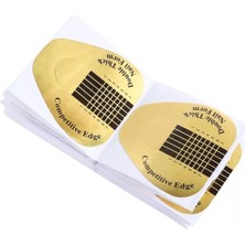 Ellea Nail Protez Tırnak Şablonu Gold 100'LÜ