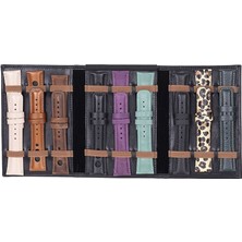 Sinerjim Hakiki Deri, El Yapımı, Saat Kordonu Taşıma Çantası, Kömür Siyah