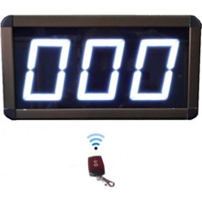 SANEC Kumandalı Sayıcı Numaratör - Beyaz